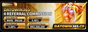 DATOWIN355.CO 4 Referral Commission