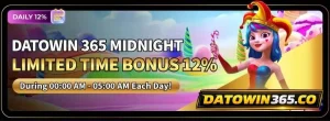 DW365 Midnight Limited Time Bonus 12%