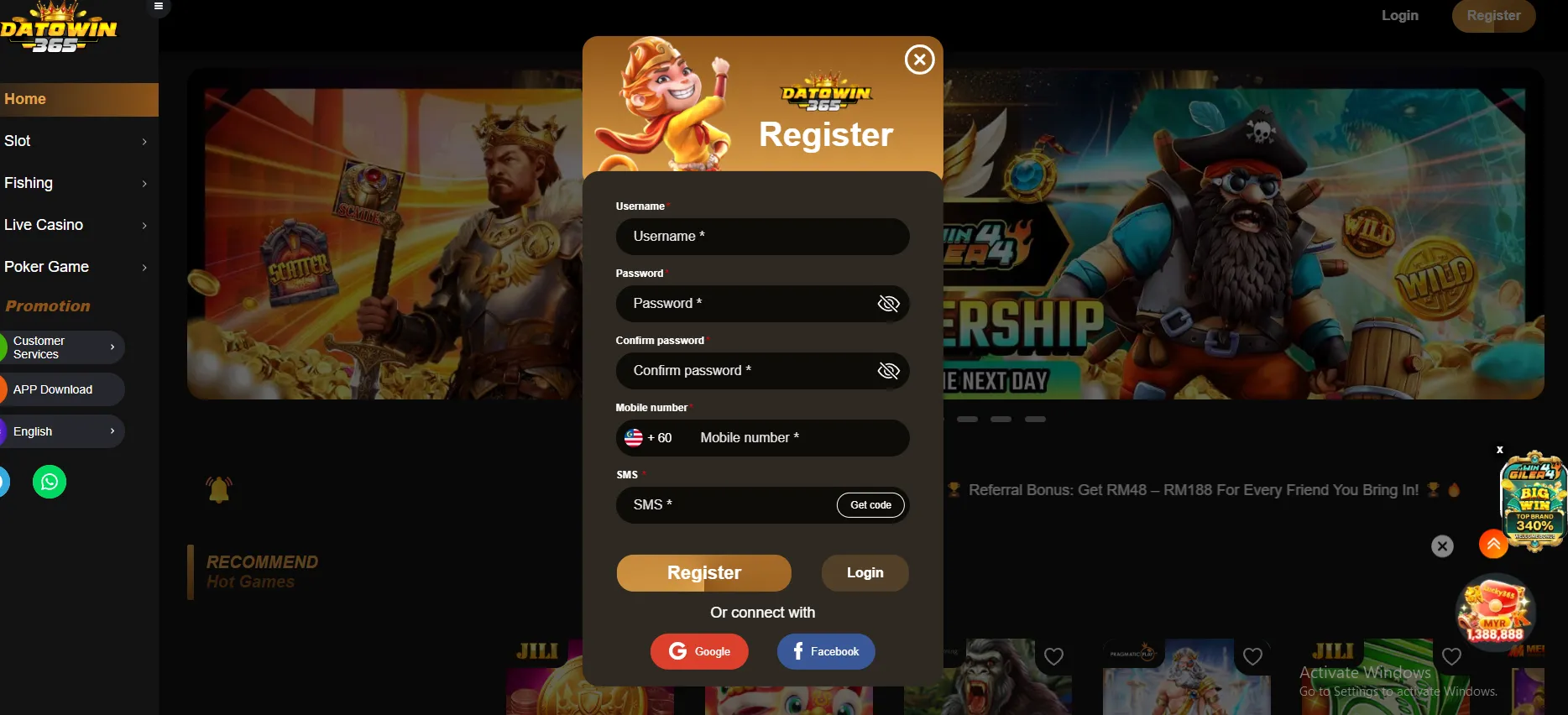 DATOWIN365 REGISTRATION